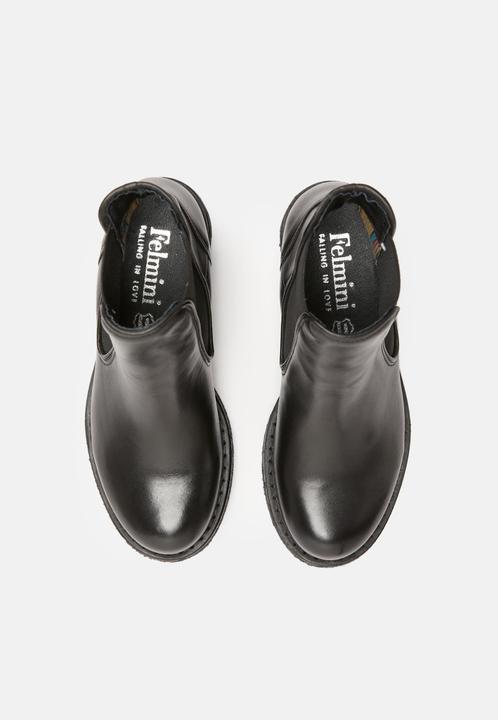 Image du produit Felmini Cooper C418, la bottine chelsea biker de, est fabriquée en cuir lisse, avec un fini (40)