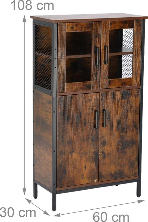 Immagine prodotto Relaxdays Mobile cucina (60 x 30 x 108 cm)