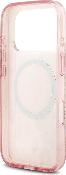 Actual product image Guess - IML Flower & Tonal Circle MagSafe (GUHMP17LHFWBDCEP) - iPhone 17 Pro - Pink (Apple iPhone 17 Pro)
