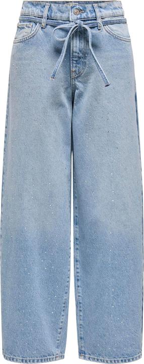 Only ONLGIANNA Mittlere Taille Ballon Schnitt Jeans Straight-Fit jeans