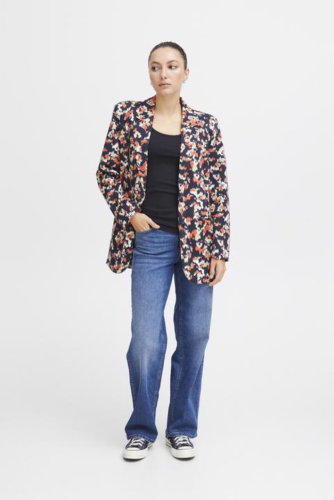 Actual product image Ichi IHKATE PRINT OVERSIZE BL 20120502 (S)