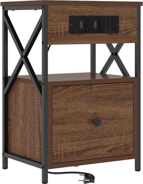 Actual product image vidaXL Bedside table