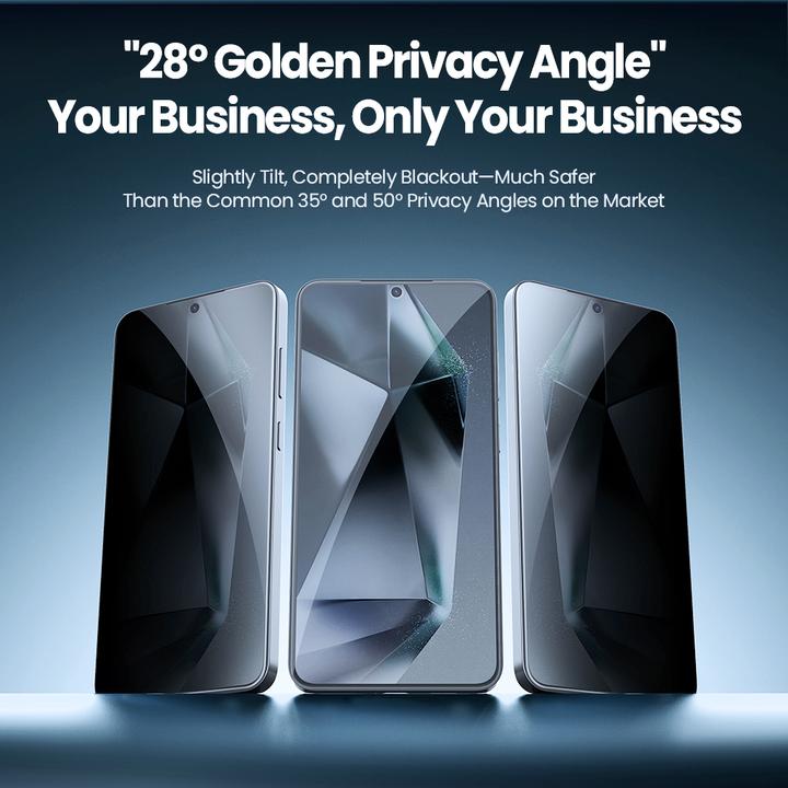 Actual product image Samsung Nillkin Tempered Glass 0.25 mm Guardian 2.5D for Galaxy S25 Black (with applicator) (1 pcs., Samsung Galaxy S25)