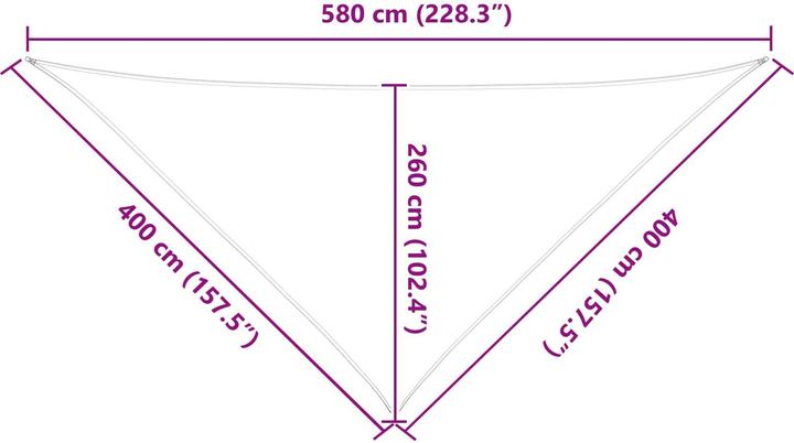 Actual product image vidaXL Outdoor Sonnenschutz Markise (400 x 400 cm)