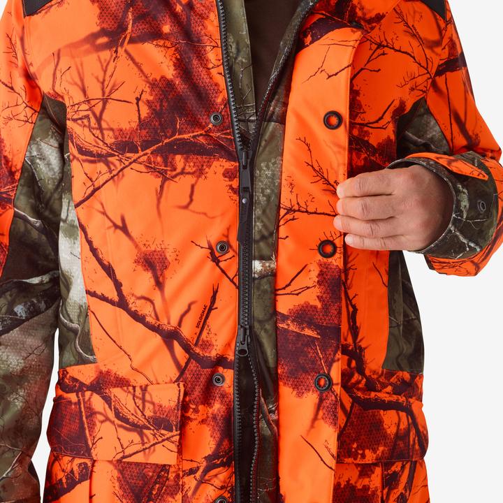 Image du produit Solognac Veste de chasse 3 en 1 battue et chasse à l'approche imperméable polyester