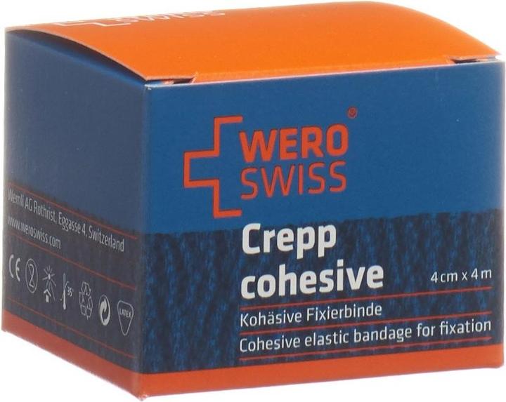 Actual product image Wero Swiss Lux K-10 Elastische Fixierbinde 4mx4cm weiss