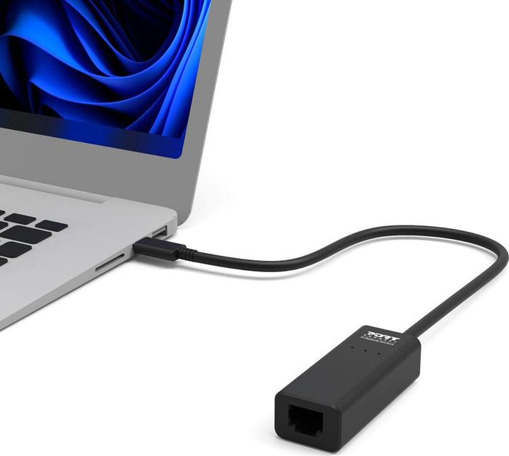 Actual product image Port Designs 900126 Network cable (USB-C, RJ45 (1x))