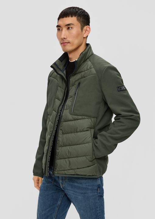 Produktbild S.Oliver Outdoor-Jacke Softshelljacke mit Kontrastdetails (S)