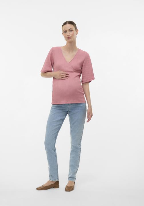 Immagine prodotto Mamalicious Eng anliegend V-Ausschnitt Top Bluse (S)