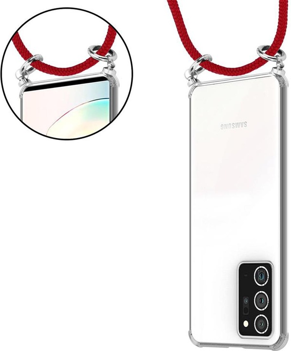 Produktbild Cadorabo TPU Handy Kette SILBER Cover