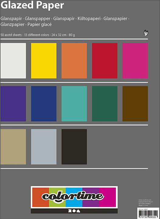 Actual product image Creativ Company Glossy paper - assortment (80 g/m², 1x)