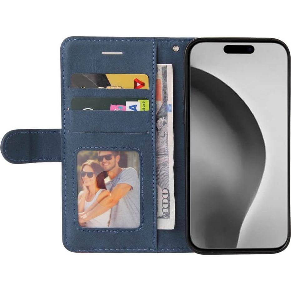 Thumbnail - Cover-Discount iPhone 16 Pro Max - Zweifarbige Etui Hülle (Apple iPhone 16 Pro Max), Smartphone Hülle, Blau