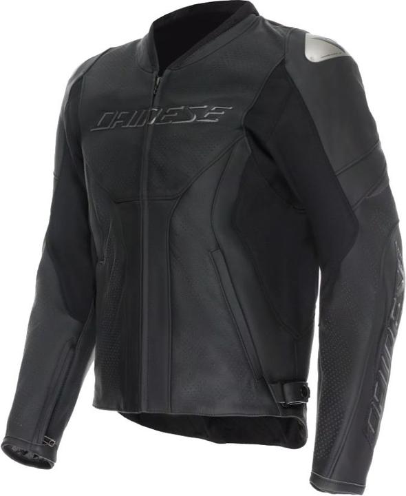 Produktbild Dainese RACING 5 Lederjacke perf. schwarz-schwarz-schwarz 44 (Herren, 44)