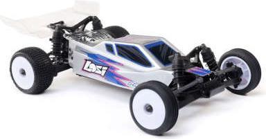 Actual product image Losi Micro-B 1/24 2WD Buggy RTR, Silber (RTR Ready-to-Run)