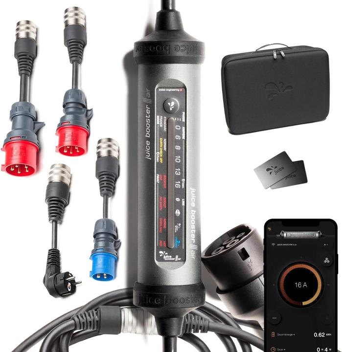 Produktbild Juice Technology Juice Booster 3 air EU Traveller Set (Typ 2, 11 kW, 16 A)