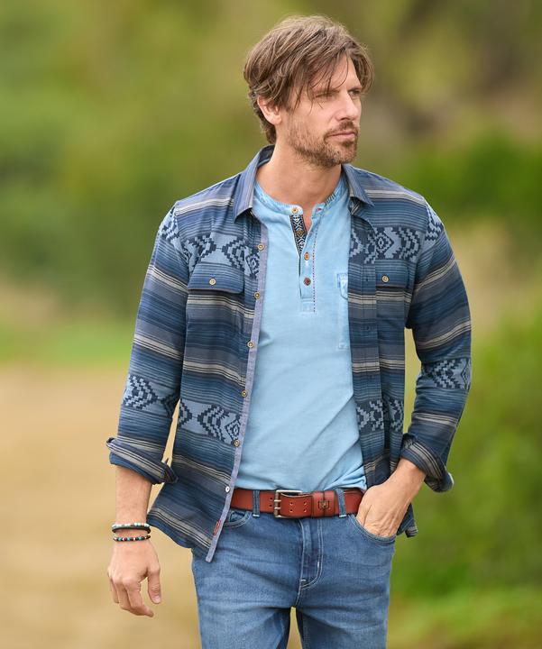 Actual product image Joe Browns Aztec Stripe Long Sleeve Shirt (S)