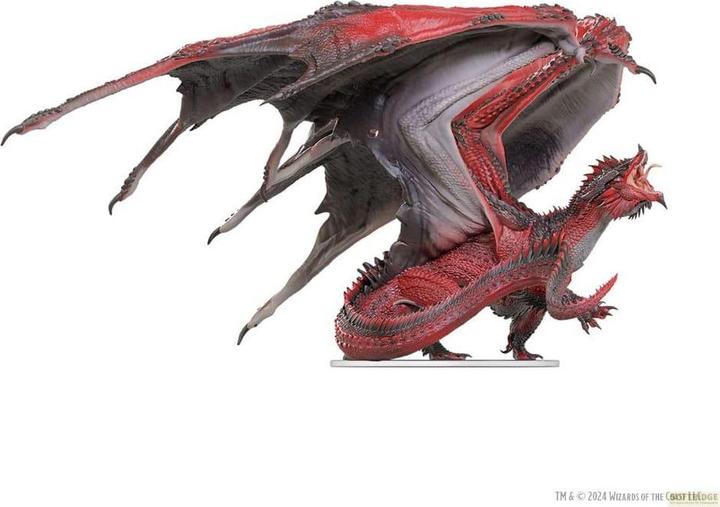 Actual product image Wizkids D&D Icons of the Realms miniature pre-painted Adult Red Dragon Tyrant 18 cm