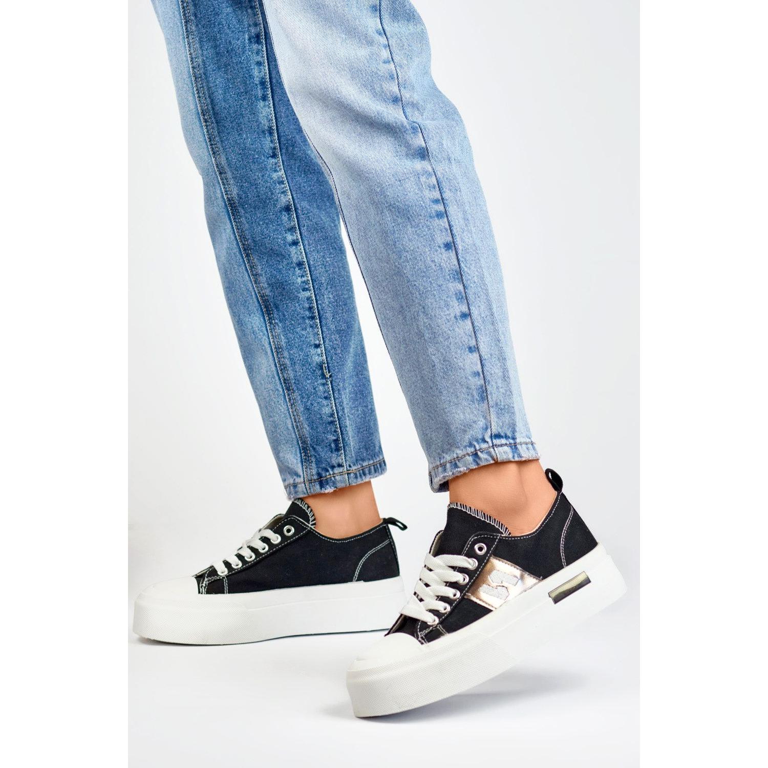 Primo, Damen, Sneaker, Sneakers model, Schwarz, (40)