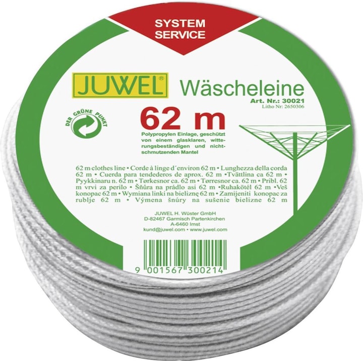 Produktbild Juwel Ersatzleine für Wäschespinnen 62m (62 m)