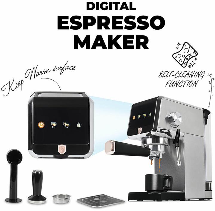 Immagine prodotto BerlingerHaus Haus Espresso Kaffeemaschine 1.2 Liter Black Rose Collection