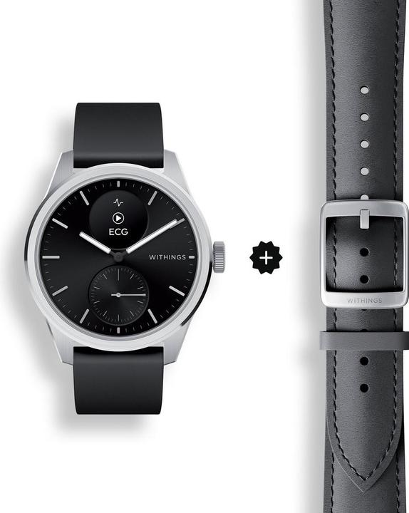 Produktbild Withings Unisexuhr Scanwatch 2 - 42mm black (Hybrid Uhr, 42 mm)