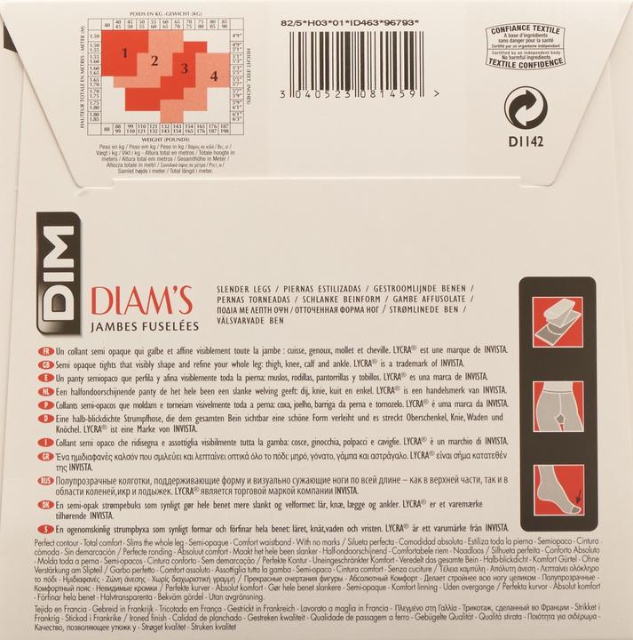 Image du produit DIM Diam's Jambes Fuselées (25 DEN, 34 - 36)