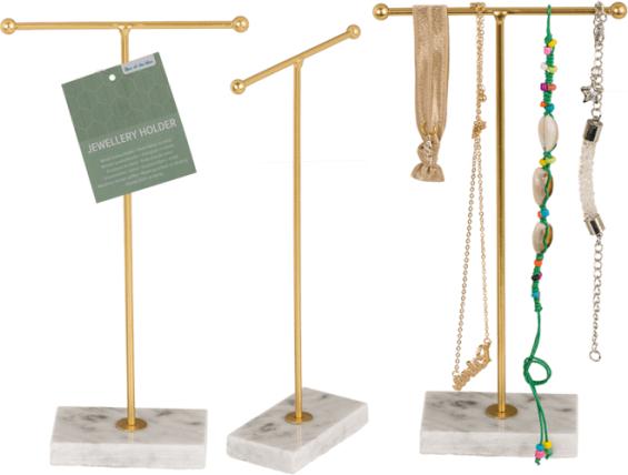 Produktbild Out of the blue Goldener Metall-Schmuckhalter, T-Form