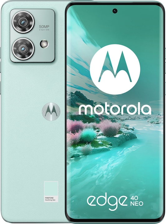 Actual product image Motorola Edge 40 Neo (256 GB, Soothing Sea, 6.55", Dual SIM, 50 Mpx, 5G)