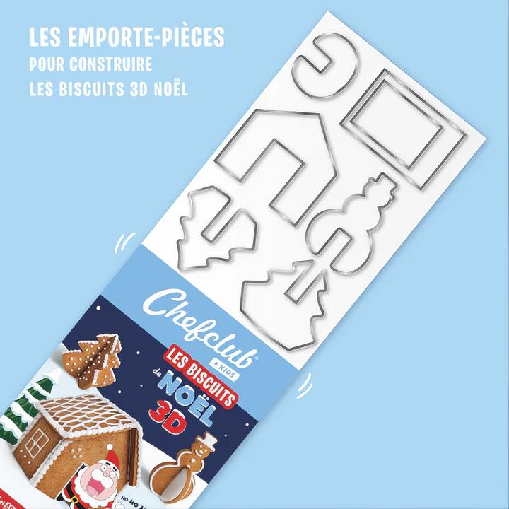 Produktbild Chefclub Biscuits de noël 3D emporte-pièces