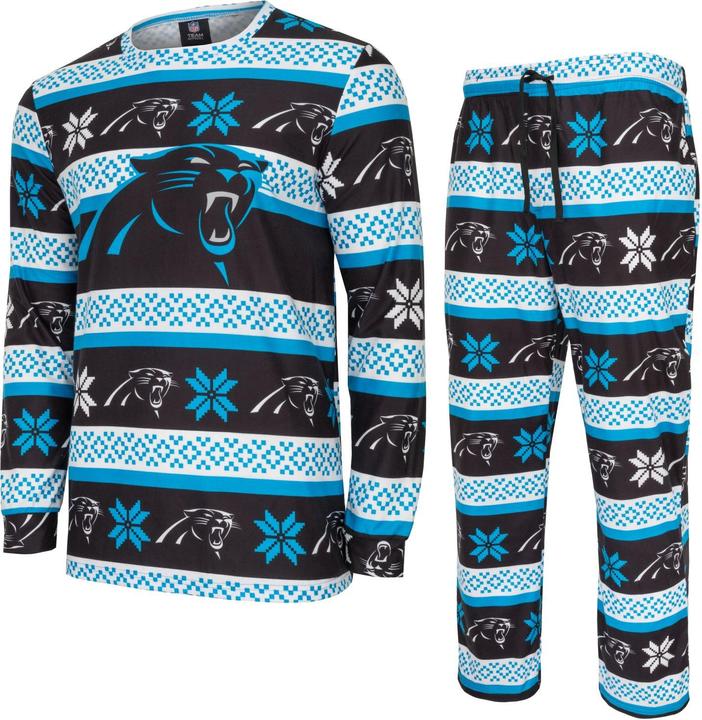 Produktbild Foco NFL Winter XMAS Pyjama Schlafanzug Carolina Panthers - M (M)