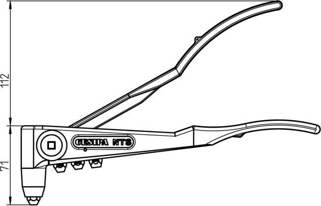 Actual product image Gesipa Hand Riveter NTS (275 mm)