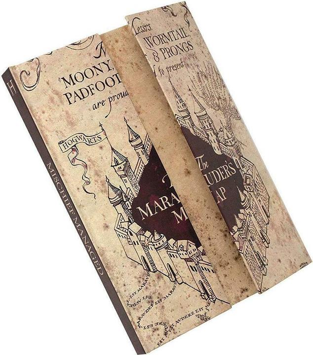 Actual product image Marauders Map A5 Notebook (A5, Lined)