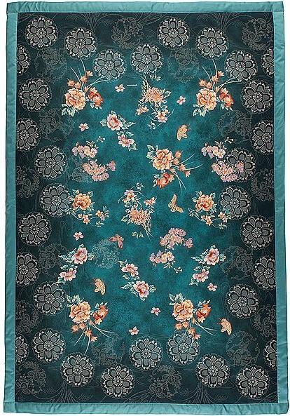 Bassetti Tagesdecke Plaid ESPERIDI Petrol (190 x 135 cm)