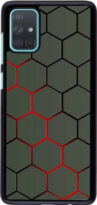 Produktbild PhoneLook Hülle Geometric Line red (Samsung Galaxy A71)