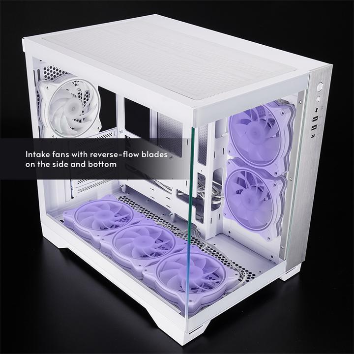 Produktbild Chieftec Visio GM-30W-TG-OP (weiss, Tempered Glass x 2) (ATX, mATX, Mini-ITX)