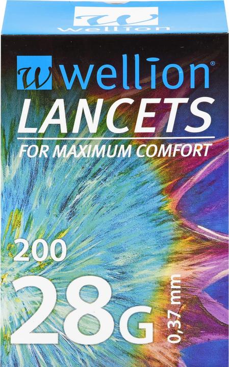 Actual product image Wellion Lancets 28G 200 Lancets