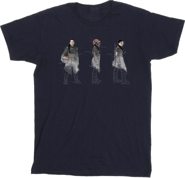 Star Wars The Book Of Boba Fett Fennec Painted Concept TShirt (4XL)