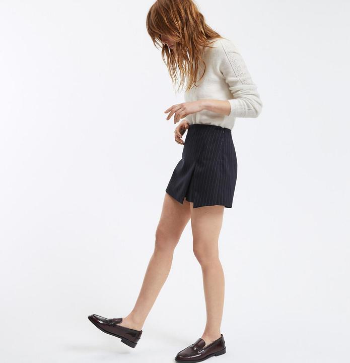 Actual product image La Redoute Collections Skort with pinstripes (38)