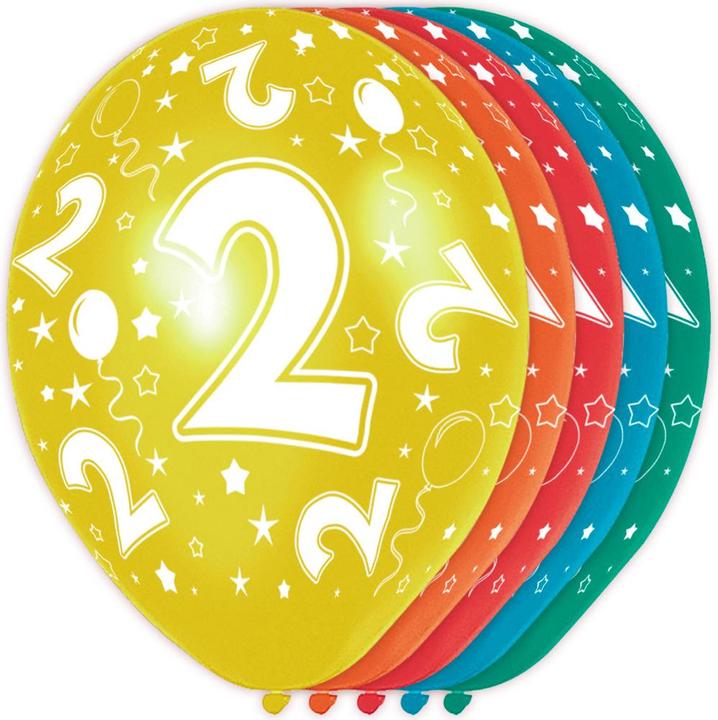 Folat Luftballons 2. Geburtstag