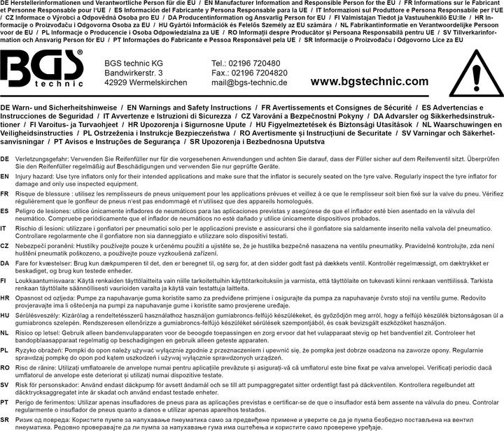 Produktbild BGS Ersatzschlauch für Reifenfüllpistolen