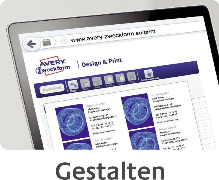 Actual product image Avery Classic (185 g/m², 250 x, A4)
