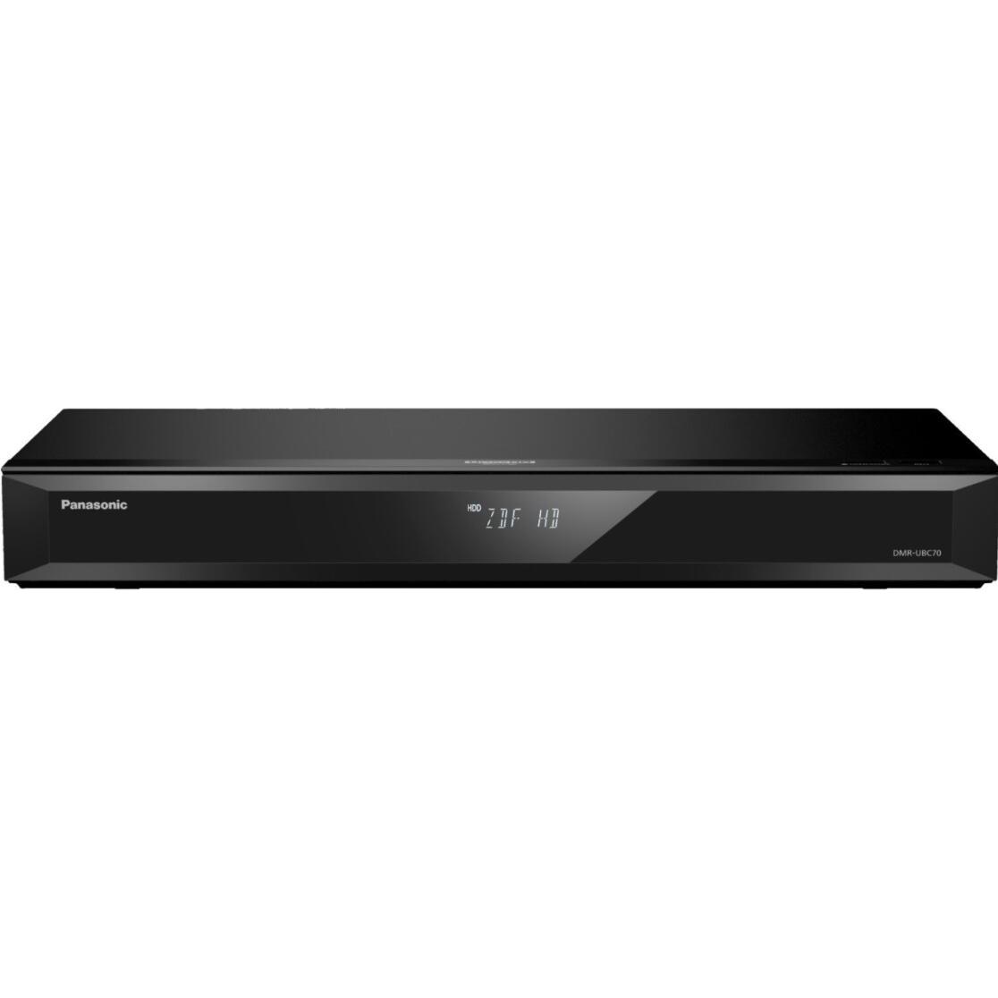 Panasonic Dmr-Ubc70egk (Blu-ray Player, Blu-ray Recorder), Bluray Player + DVD Player, Schwarz