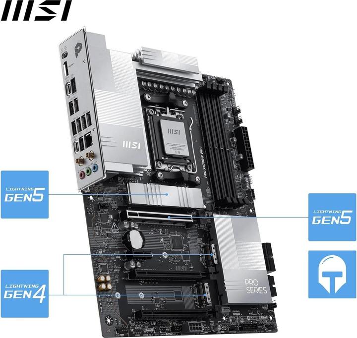 Image du produit MSI PRO X870E-P WIFI (AM5, AMD X870E, ATX)