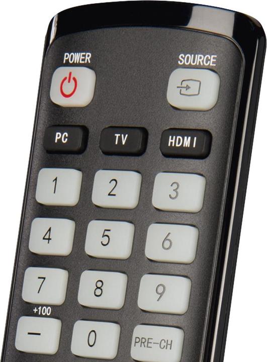 Actual product image Hama Universal remote control for Samsung TVs, IR, adaptive, illuminated buttons (Universal remote control, Infrared)