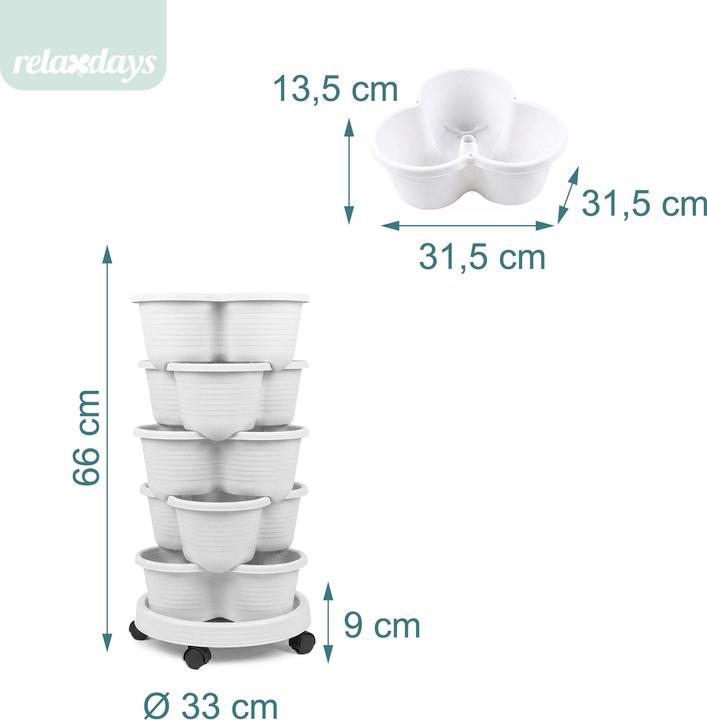 Actual product image Relaxdays PlantTower