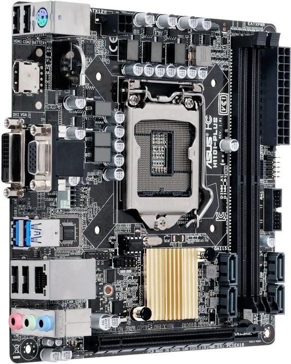 Produktbild ASUS H110I-Plus S1151 H110 MITX (LGA 1151, Intel H110, Mini-ITX)