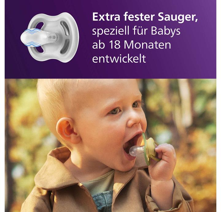 Actual product image Philips Avent Pacifier SCF349/55 ultra air (4x)