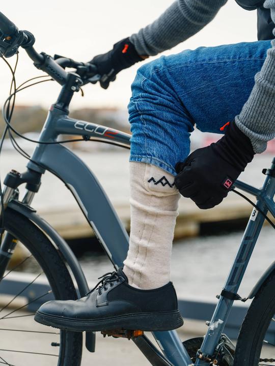 Actual product image Heat Experience HeatX Heated Everyday Socks w/batt. V2 L Grey - EU43/45 (L)