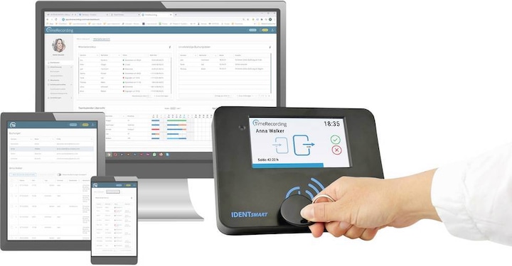 Produktbild IDENTsmart ID800 Zeiterfassung Starter-Kit
