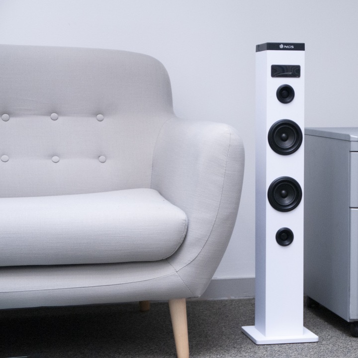 Actual product image NGS SKY CHARM Home Audio Micro System 50 W White